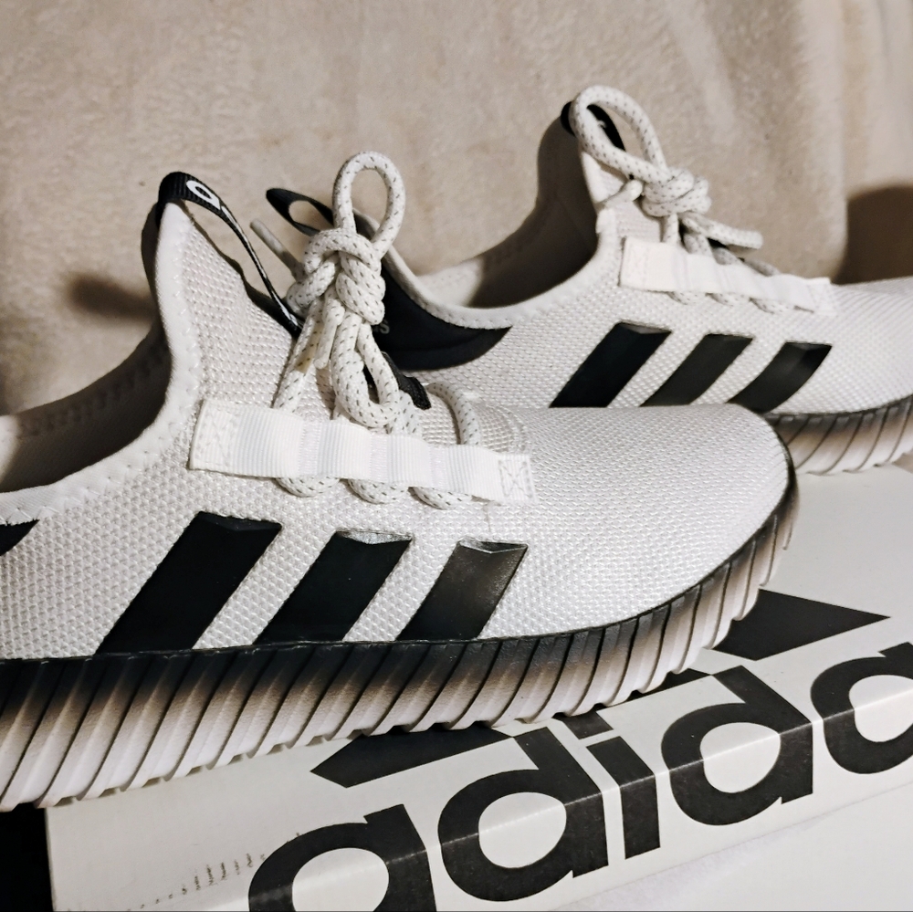 adidas White and Black Athletic Shoes